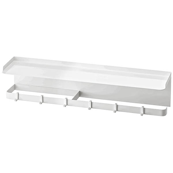 tower マグネットワイドキッチンツールフック&トレー